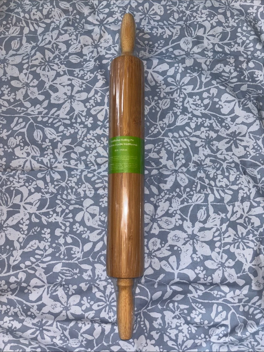 Core Bamboo Traditional 20” Rolling Pin in Natural Wood NWT